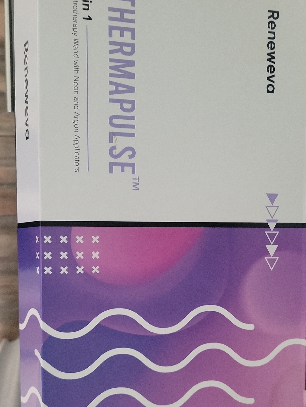 Reneweva Thermapulse Electrotherapy Wand With Neon And Argon 6in1
